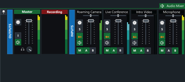 Built-In Audio Mixer
